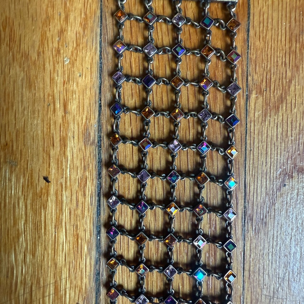 DKNY Vintage Multicolor Crystal Bracelet